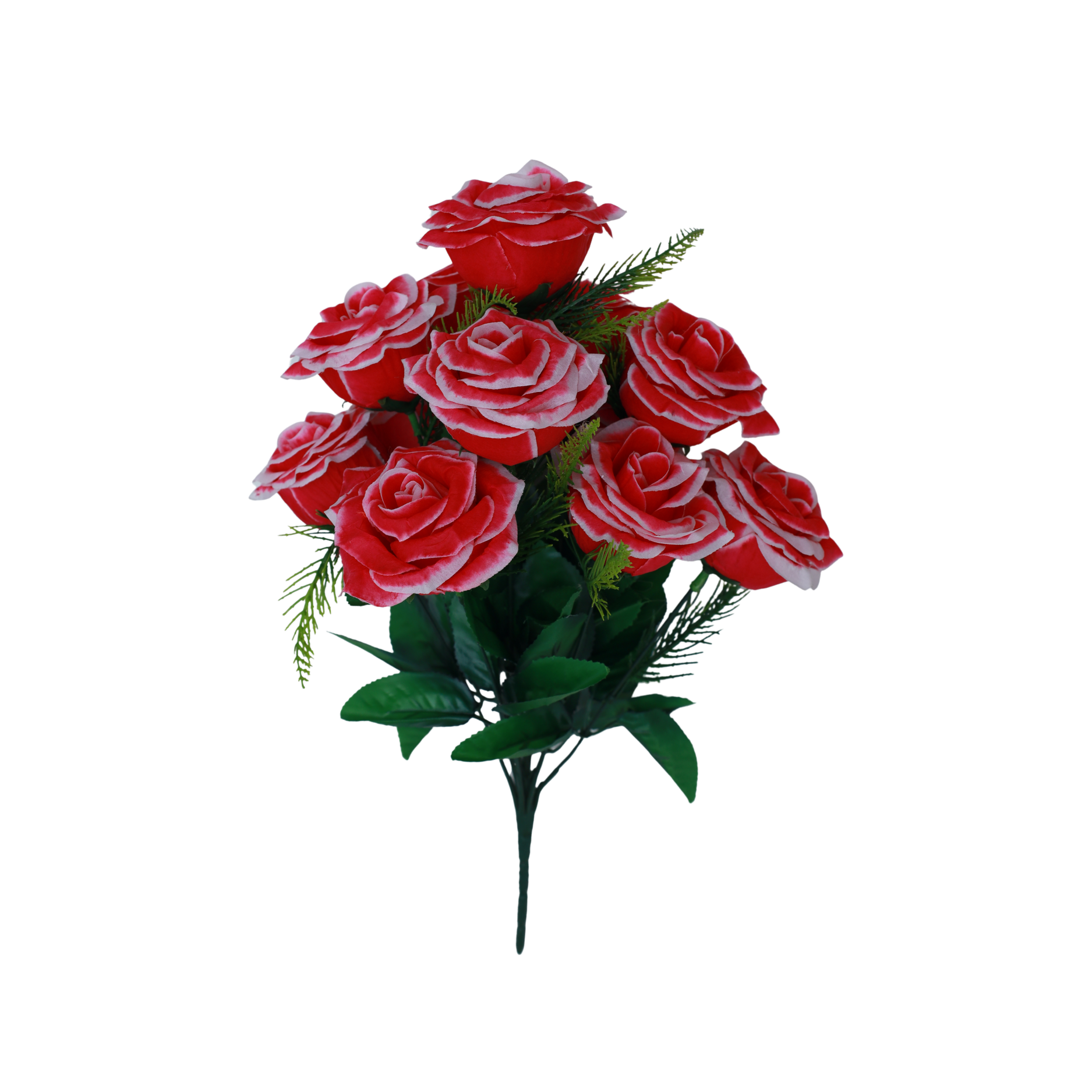 Artificial Bloomverra Paper Rose Bunches | Artificial Flowers Bouquet |  Lifelike Silk Fake Flower with Stems | for Home Table Centerpieces | Wedding, Party & DIY Bridal Floral Arrangements — view 3